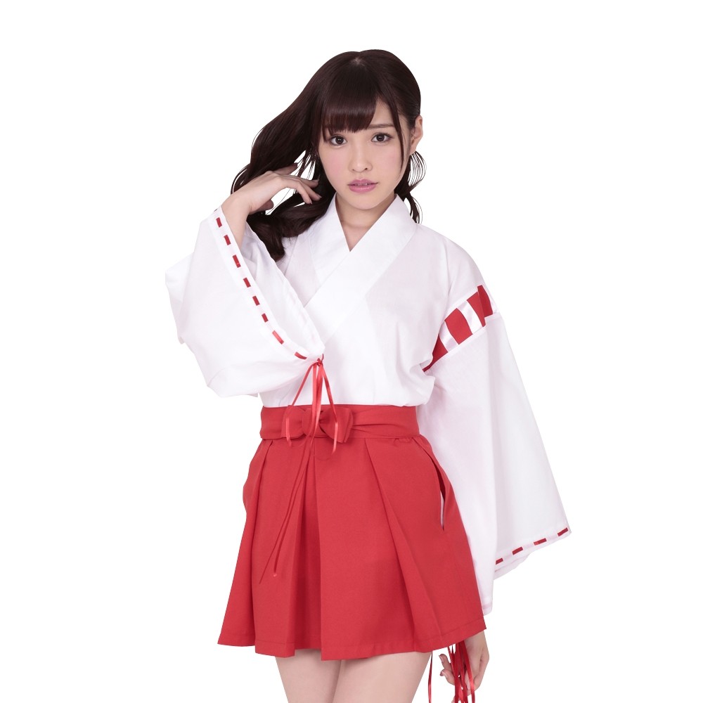 otonaJP - Unisex Miko Maiden Kimono