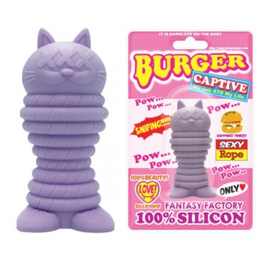 Burger Cat Pow Purple
