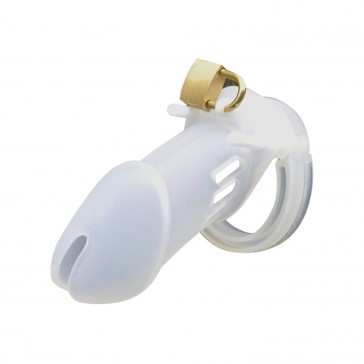Male Chastity Device Long/White