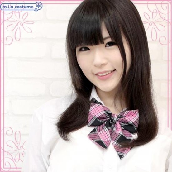 Otokonoko School Uniform Bow Tie Pink 