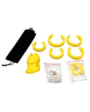 Male Chastity Device Long/Yellow